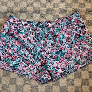 Lilly Pulitzer Pink and Blue Swim Shorts